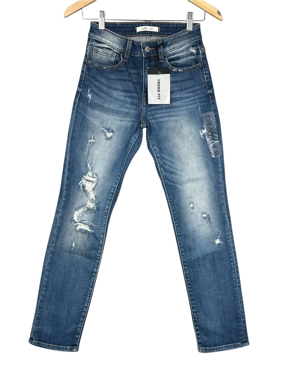 Willow & Root The Everyday Jean Women's 23  ankle Blue Casual Mid